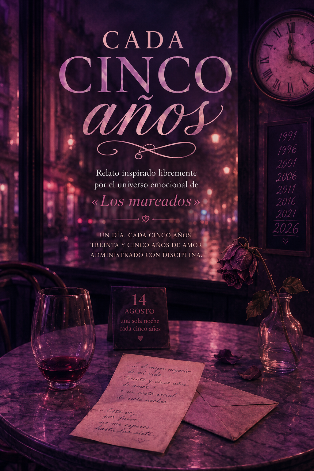 Cada cinco años